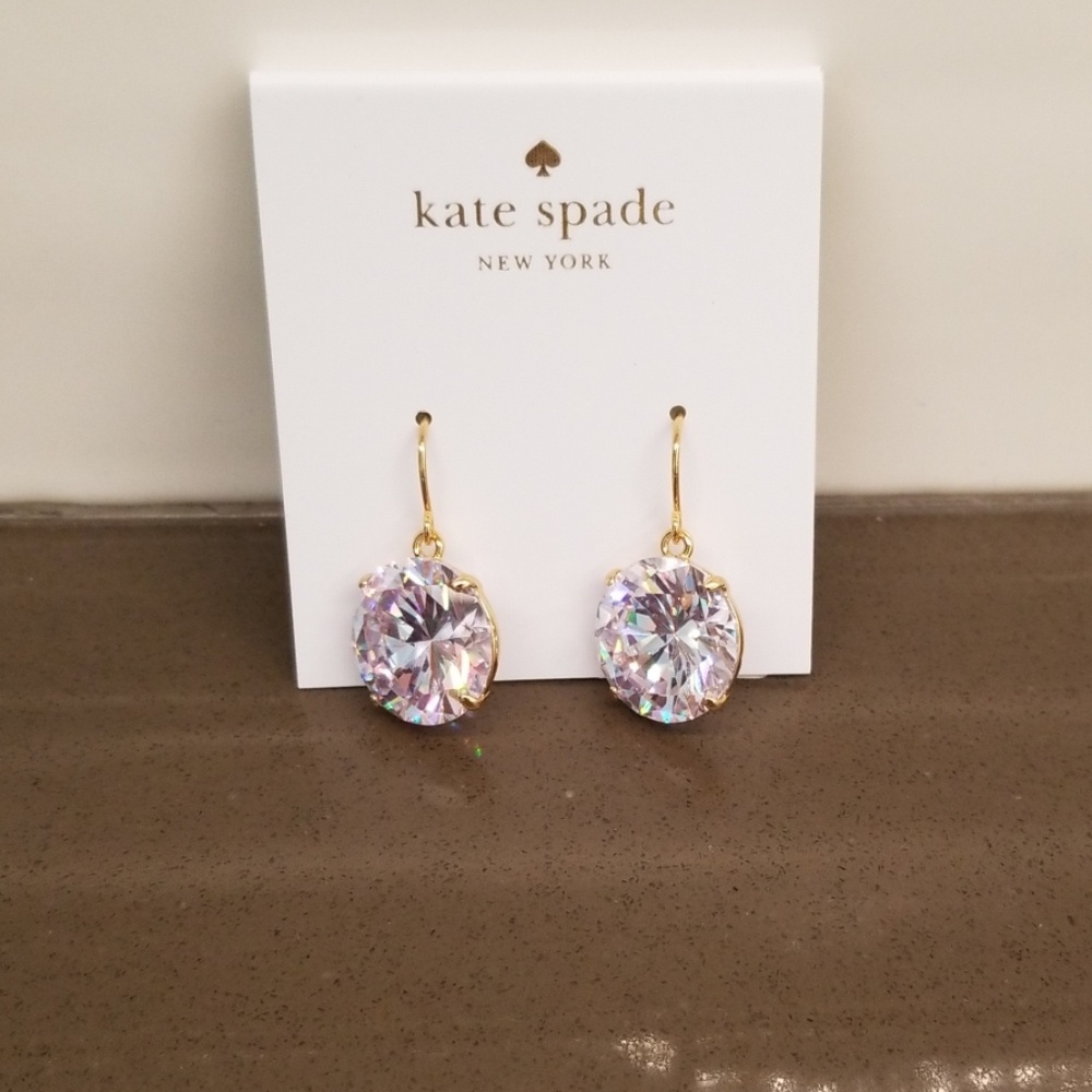 Kate Spade Shine on crystal drop earrings